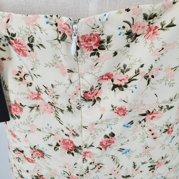 Lulus XL Always a Sweetheart White Floral Print Mini Dress New - Picture 6 of 9